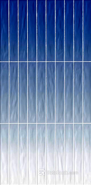Nordic Blue Gradient Strip Brick texture