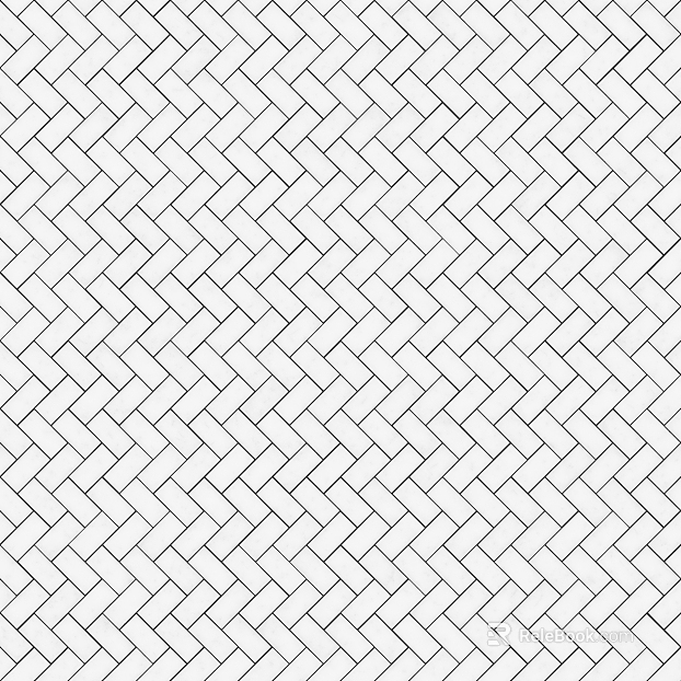 Black and white concave-convex brick joint texture