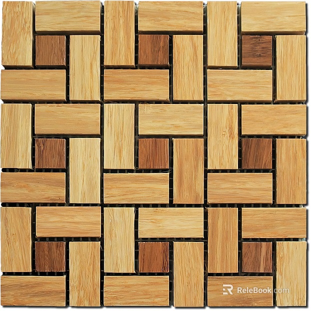 wood grain mosaic texture