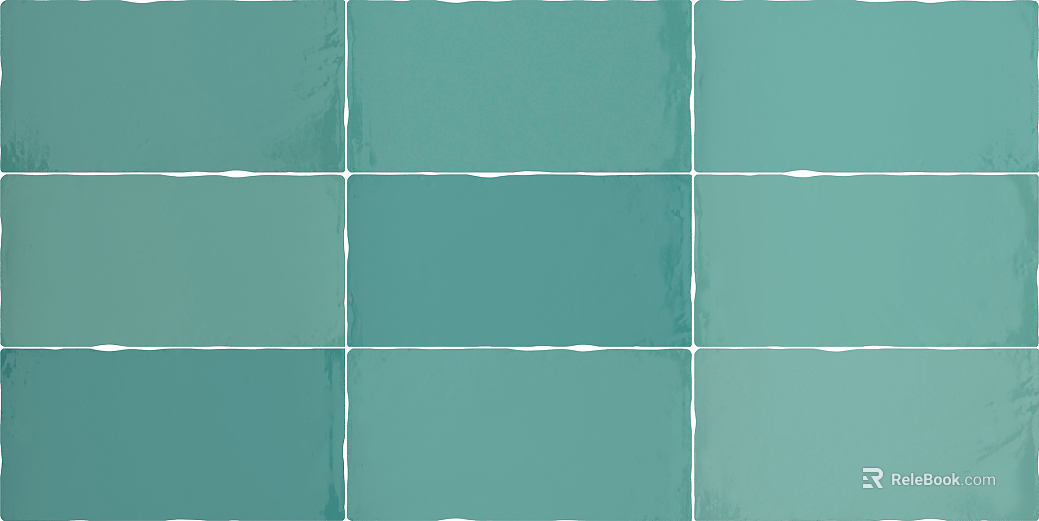 Plain Tile Cyan Square Tile texture