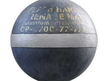 Bomb PBR texture (ID:ffach810524)