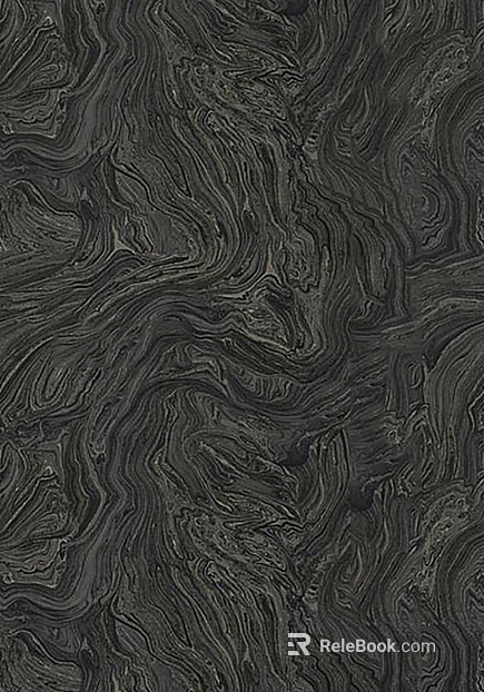 Dark gray running water pattern marble wall stone texture