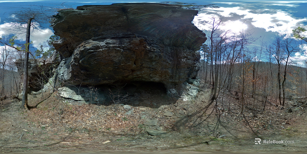 Hillside Rock Landscape HDR texture