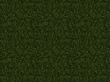 Dark green turf courtyard ground 3d model