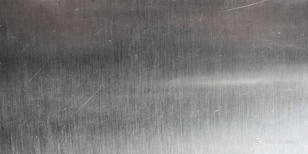 Silver gray brushed stainless steel kitchen panel texture