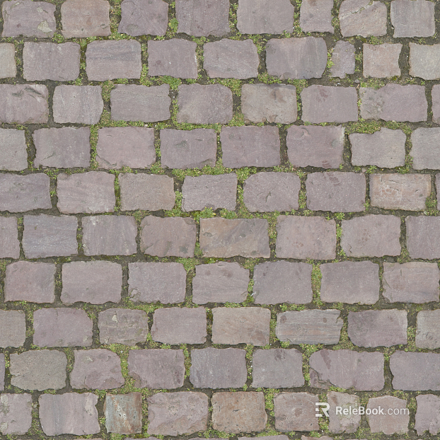 Brick pavement texture