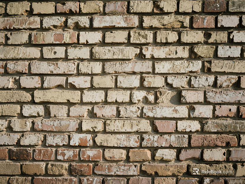 earth light red brick wall texture