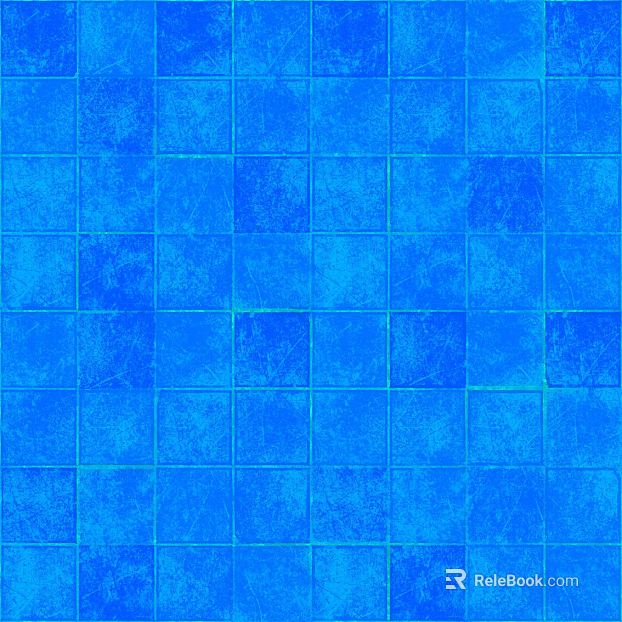 Old blue plaid tile kitchen and bathroom wall texture