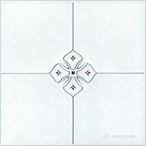 Tile white ceiling texture