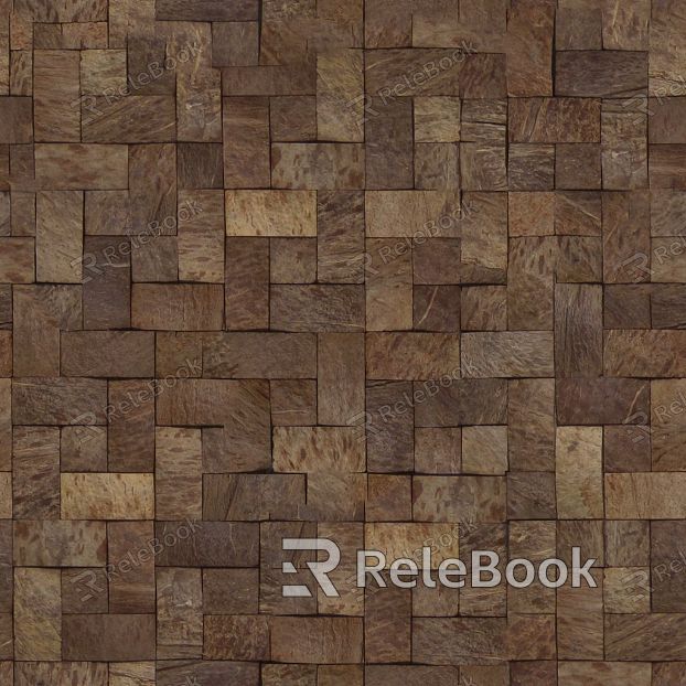 wood grain mosaic texture