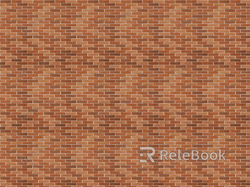 A textured brick wall in shades of red and orange, featuring uneven surfaces and cracks, creating a rustic and aged appearance.