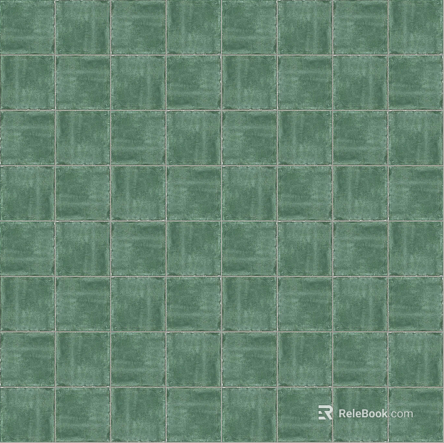 Green Checked Brick texture