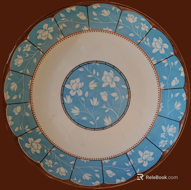 Chinese pattern plate texture