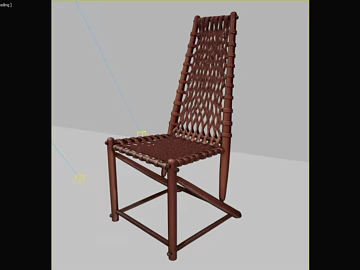 Red-brown woven rattan wooden dining chair texture (ID:ffaeh716571)
