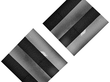 Black Silver Perforated Sheet Metal Industrial Wind Finish texture (ID:ffaeh703276)