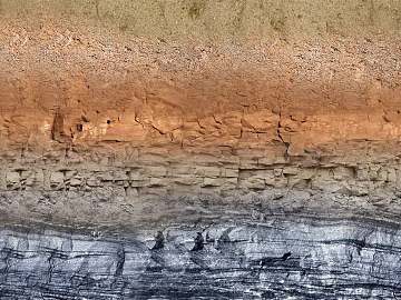 Yellow layered rock wall background texture (ID:ffaeh744776)