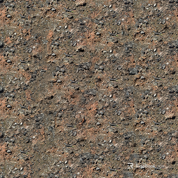 Gobi rocky sandy ground texture