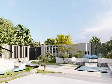 Courtyard Exterior texture (ID:ffach821511)