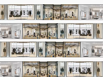 Building Facade Commercial Glass Restaurant Glass Hotel Glass Glass Inner Transparent Night Glass Inner Transparent Night Glass Commercial Glass Window Inner Transparent texture (ID:ffach231905)