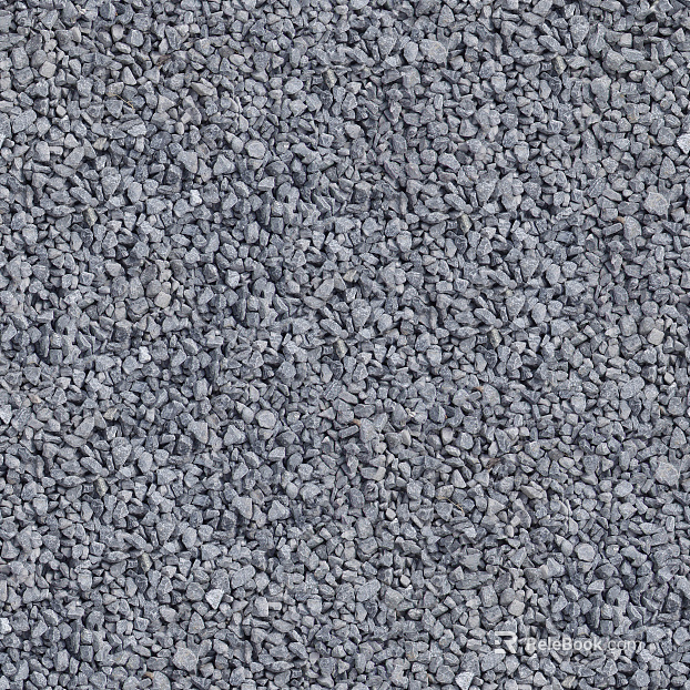 Ground gravel texture
