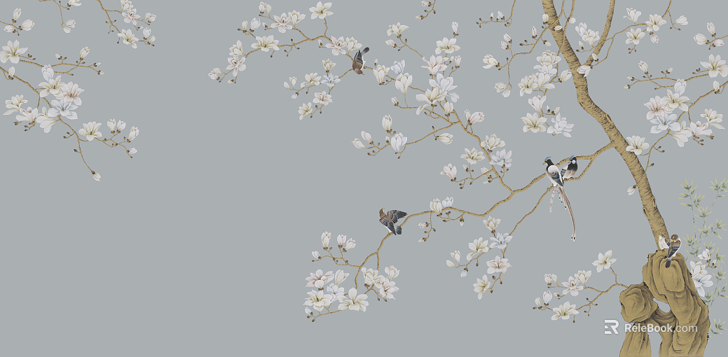 animal and plant pattern texture