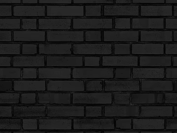 brick wall black stone wall brick 3d model