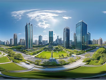 HDR Modern Daytime City Exterior texture (ID:ffach651935)