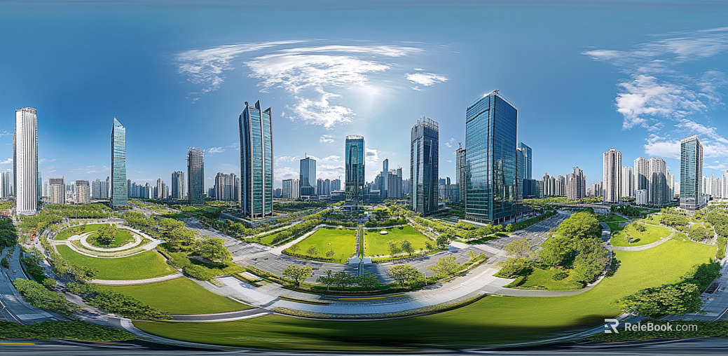 HDR Modern Daytime City Exterior texture