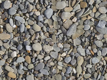 Grey brown variegated cobblestone courtyard floor texture (ID:ffaeh160279)