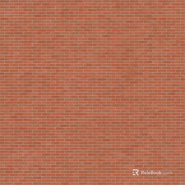 Brick wall red brick face seamless texture