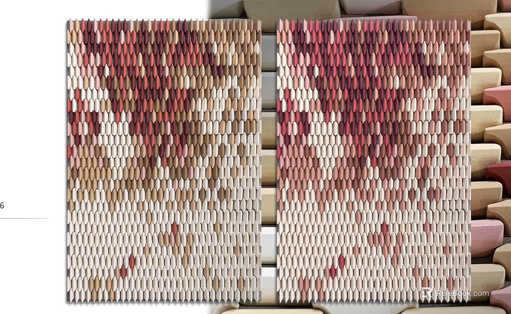 three-dimensional physical painting texture