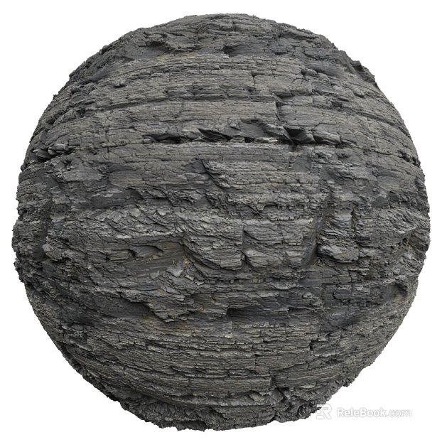 Charcoal Burning Wood PBR texture