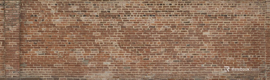 Brick wall Post-war wind red brick cement wall texture