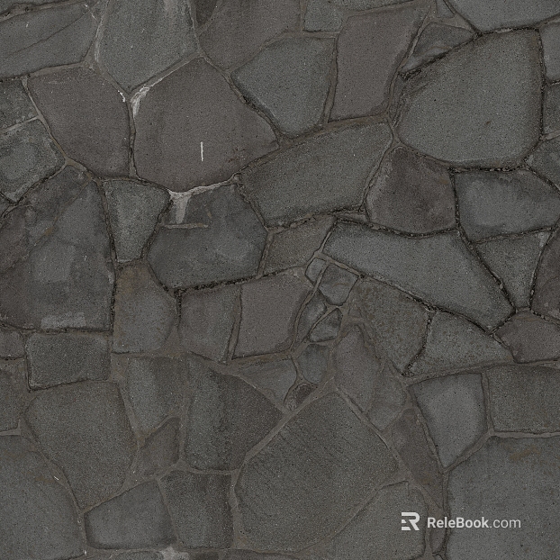 gray rubble courtyard pavement stone texture
