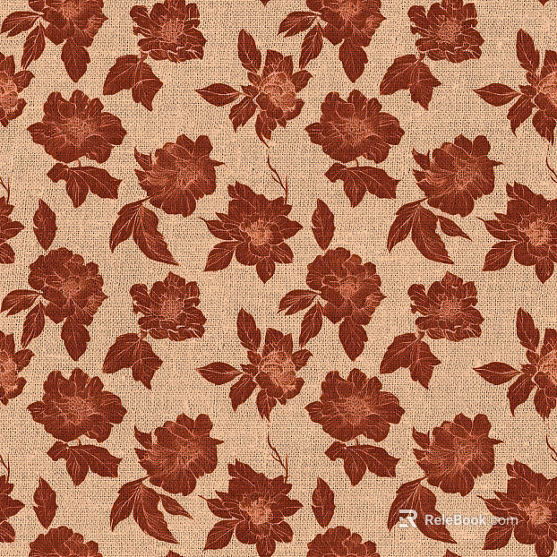 Warm Floral Cloth texture