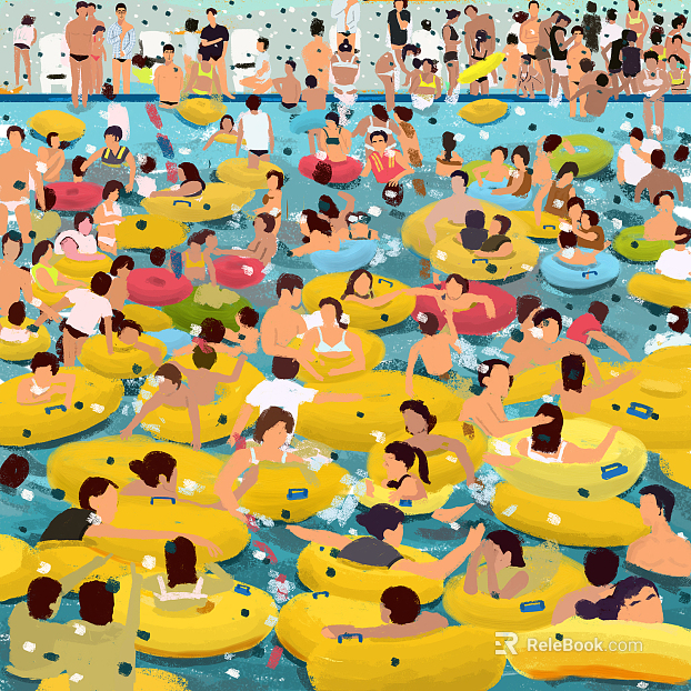 cartoon painting texture