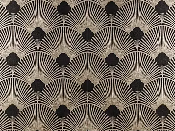 Black gold retro pattern wallpaper background wall texture (ID:ffaeh626739)