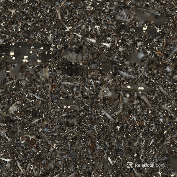 Deep Ash Wood Chip Ground Material texture