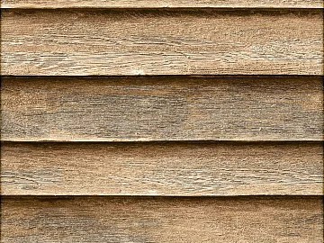 Curry color old wooden board exterior wall panel 3d model