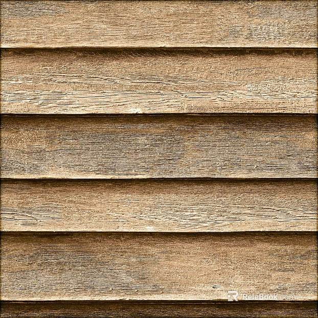 Curry color old wooden board exterior wall panel texture