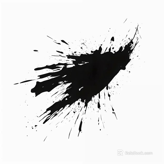 Ink and wash texture