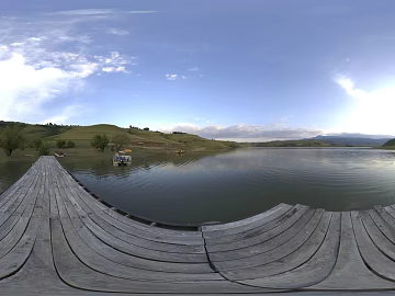 Lake Dock Daytime HDR texture (ID:ffabg02801)