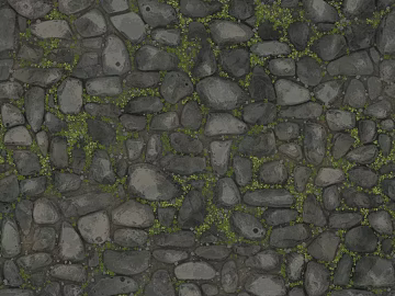 Silky gray cobblestone courtyard pavement texture (ID:ffaeh380876)