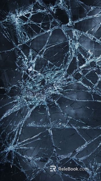 Broken glass texture