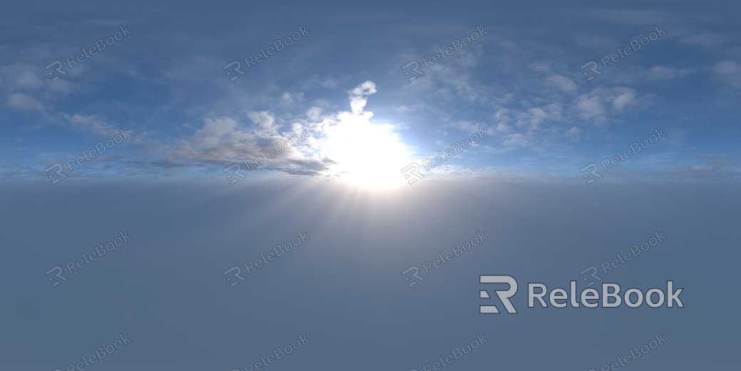 Sunrise Sunset Cloudy Blue Sky Landscape Landscape HDR texture