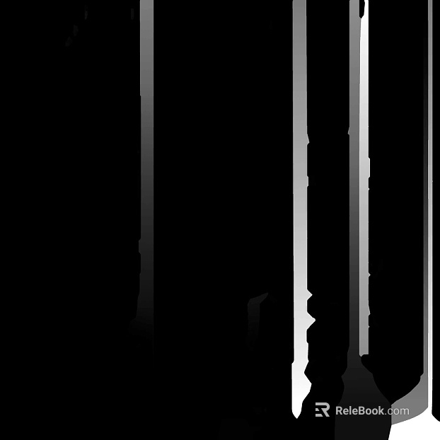 Black and white vertical stripe bump map texture