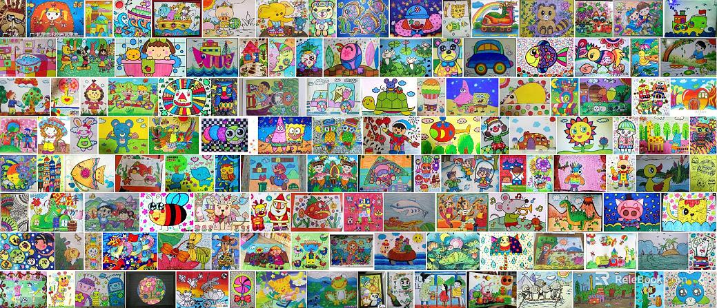 cartoon painting texture