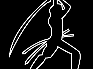 Tattoo black and white mask pattern texture pattern graphics (ID:ffach689184)