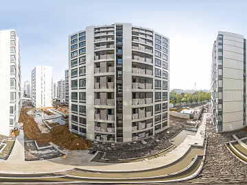 HDR City Community Panorama texture (ID:ffach356303)