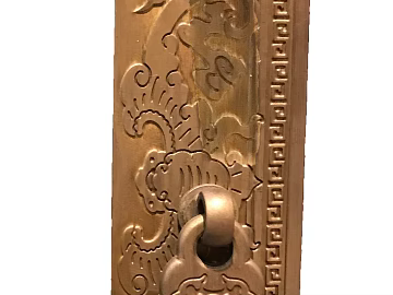 Chinese Bronze Copper Door Handle texture (ID:ffaeh230889)